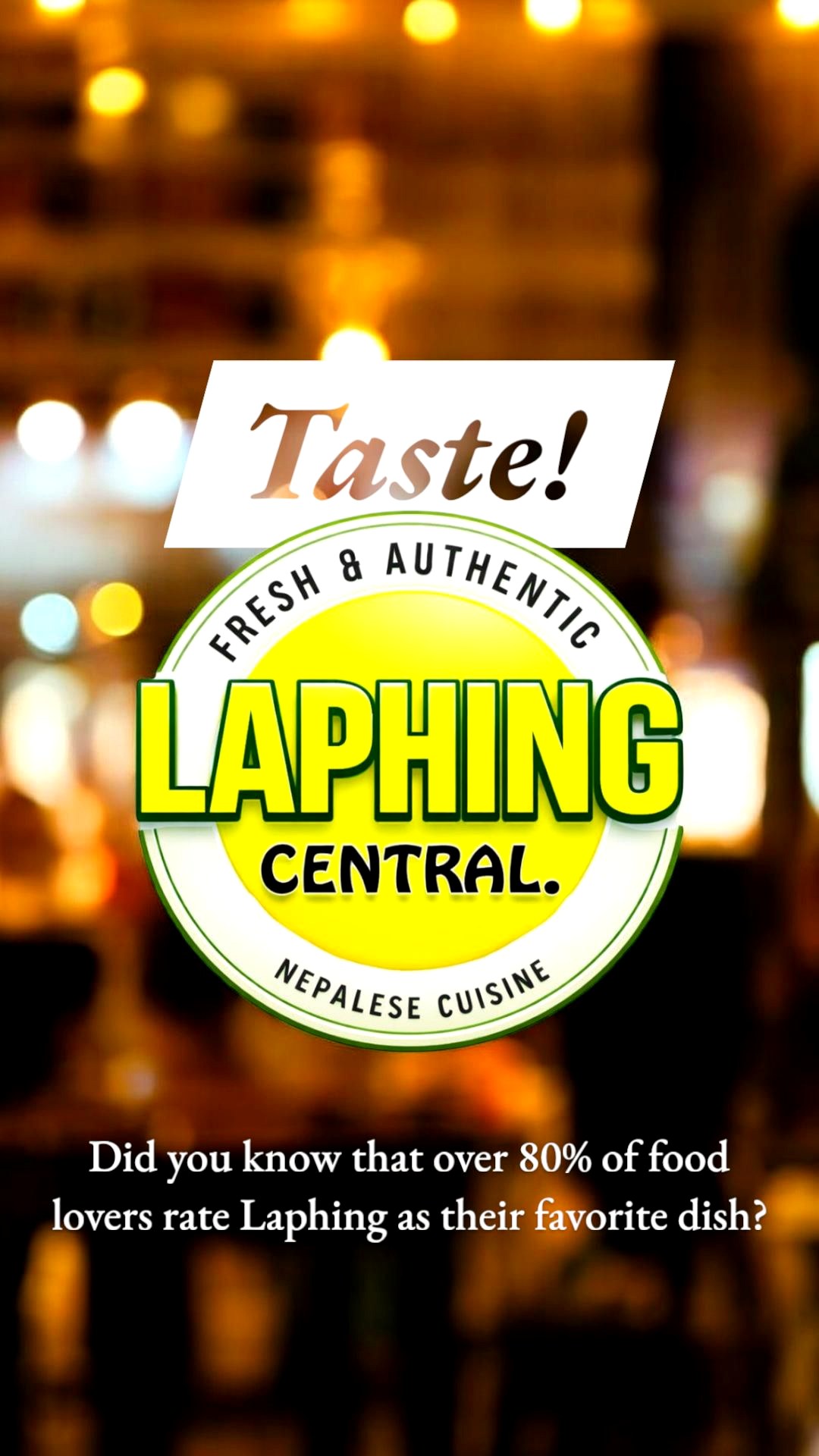 Taste! Laphing Central promo
